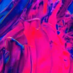 abstract-painting-vivid-pink-and-blue.